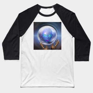 Alien goddess Baseball T-Shirt